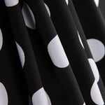 Crepe White Dots 33mm Black - Ribes y Casals