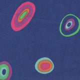 Crispy Printed Ameba Ground Electric Blue - Ribes y Casals