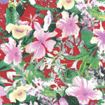 Crispy Milano Carnation Ground Red - Ribes y Casals