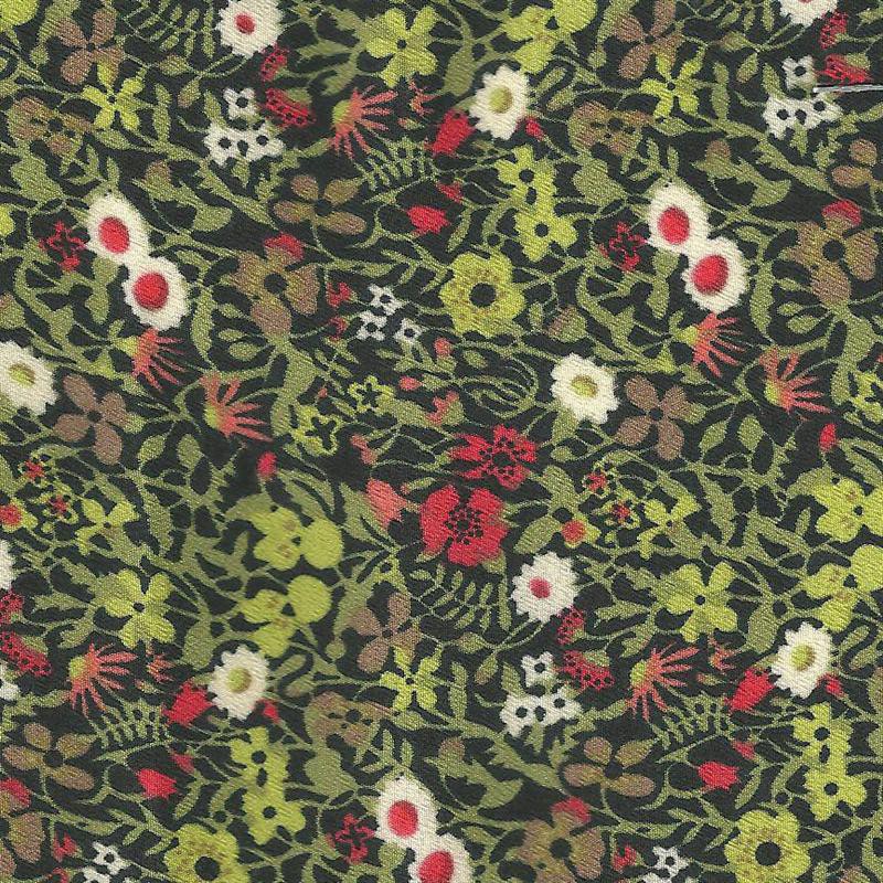 Crispy Milano Printed Prado Flower Red - Ribes y Casals