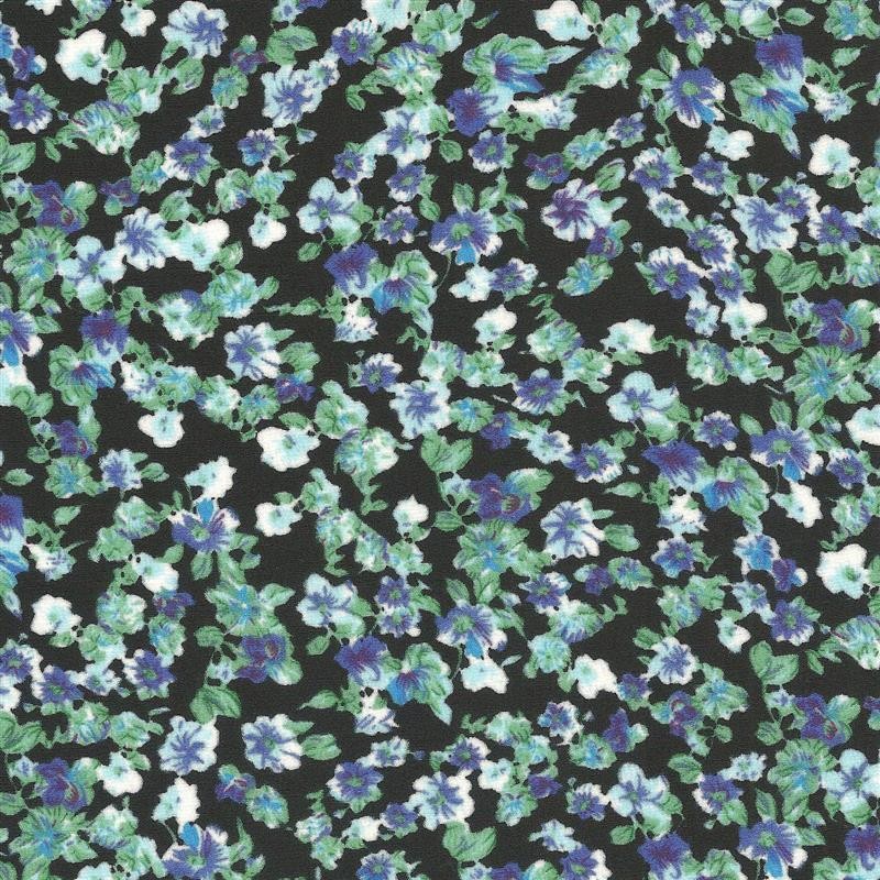 Crispy Milano Liberty Blue Ground Black - Ribes y Casals