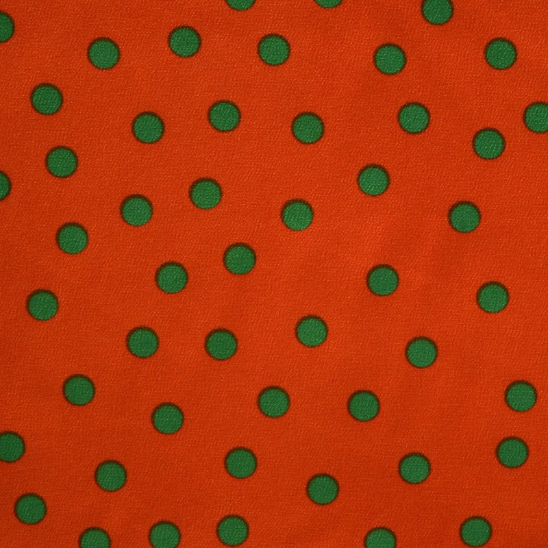 Crispy Milano Dot 7 mm Orange Green - Ribes y Casals