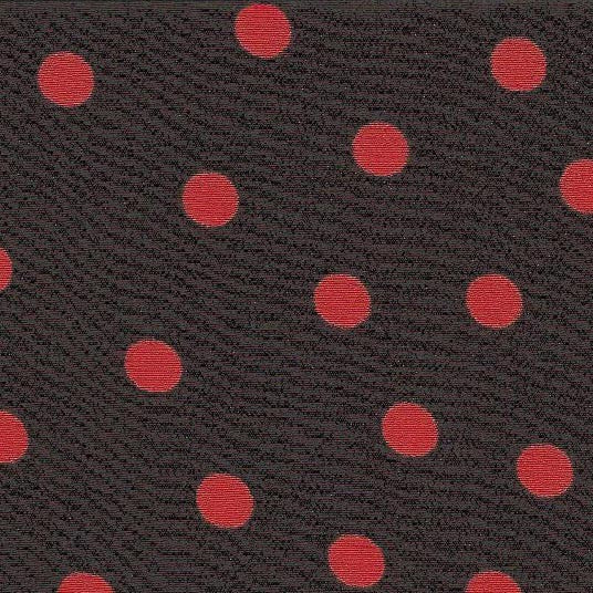 Crispy Milano Dot 7 mm Black Red - Ribes y Casals
