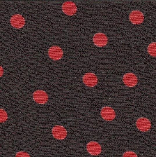 Crispy Milano Dot 7 mm Black Red - Ribes y Casals