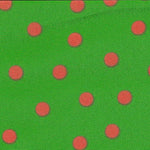 Crispy Milano Dot 7 mm Green Orange - Ribes y Casals