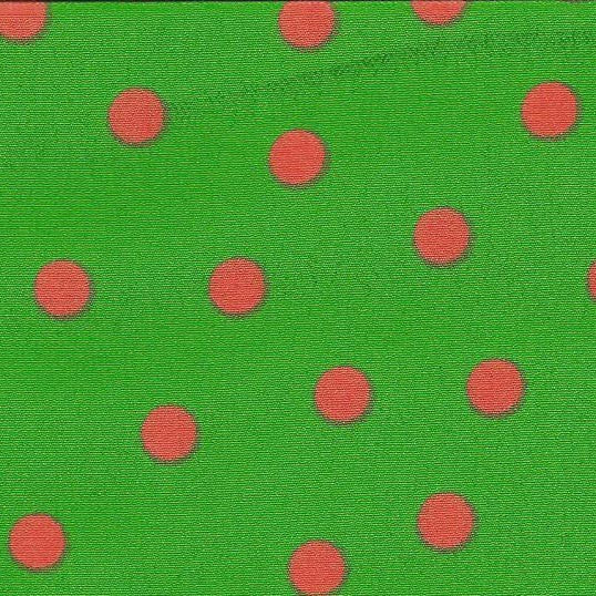 Crispy Milano Dot 7 mm Green Orange - Ribes y Casals