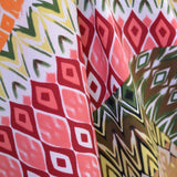 Crispy Milano ethnic Patchwork Red - Ribes y Casals