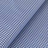 Gingham Check Fabric Electric Blue 3mm - Ribes y Casals