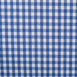 Gingham Check Fabric Electric Blue 3mm - Ribes y Casals