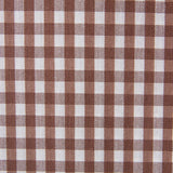 Gingham Check Fabric Brown 7mm - Ribes y Casals