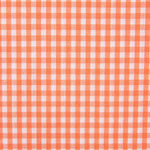 Gingham Square Fabric Orange 3mm - Ribes y Casals