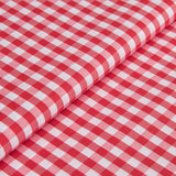 Gingham Check Fabric Red 1cm - Ribes y Casals