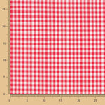 Gingham Square Red 5mm - Ribes y Casals