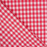 Gingham Square Red 5mm - Ribes y Casals
