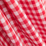 Gingham Square Red 5mm - Ribes y Casals