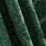 Bottle Green Damask Fabric - Ribes y Casals