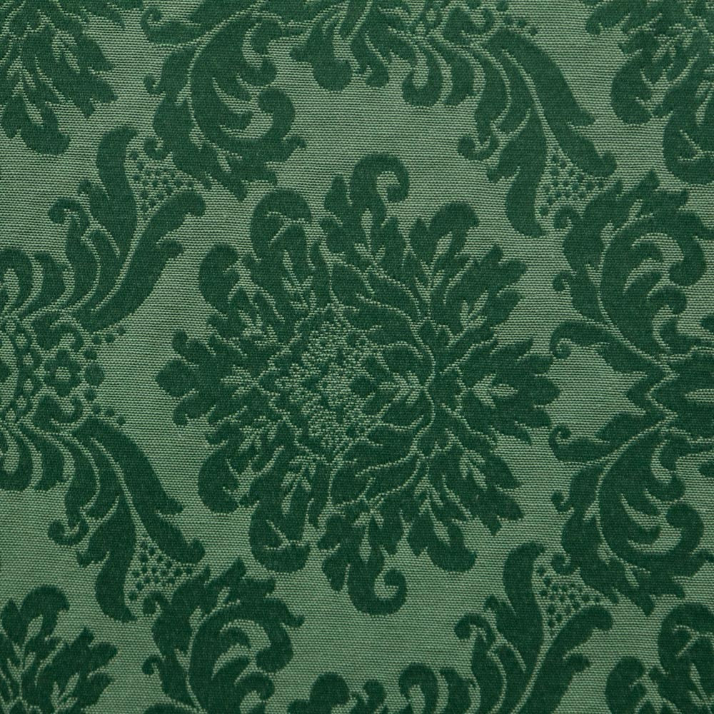 Bottle Green Damask Fabric - Ribes y Casals