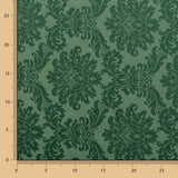 Bottle Green Damask Fabric - Ribes y Casals