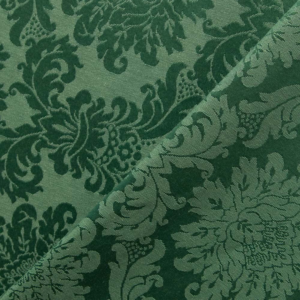Bottle Green Damask Fabric - Ribes y Casals