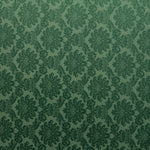 Bottle Green Damask Fabric - Ribes y Casals