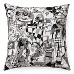 Monochrome Abstract Art Tapestry - Ribes y Casals