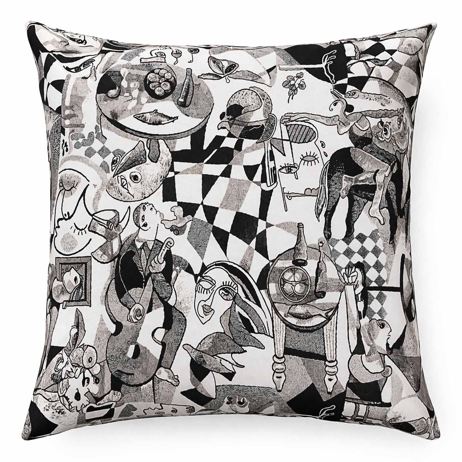 Monochrome Abstract Art Tapestry - Ribes y Casals