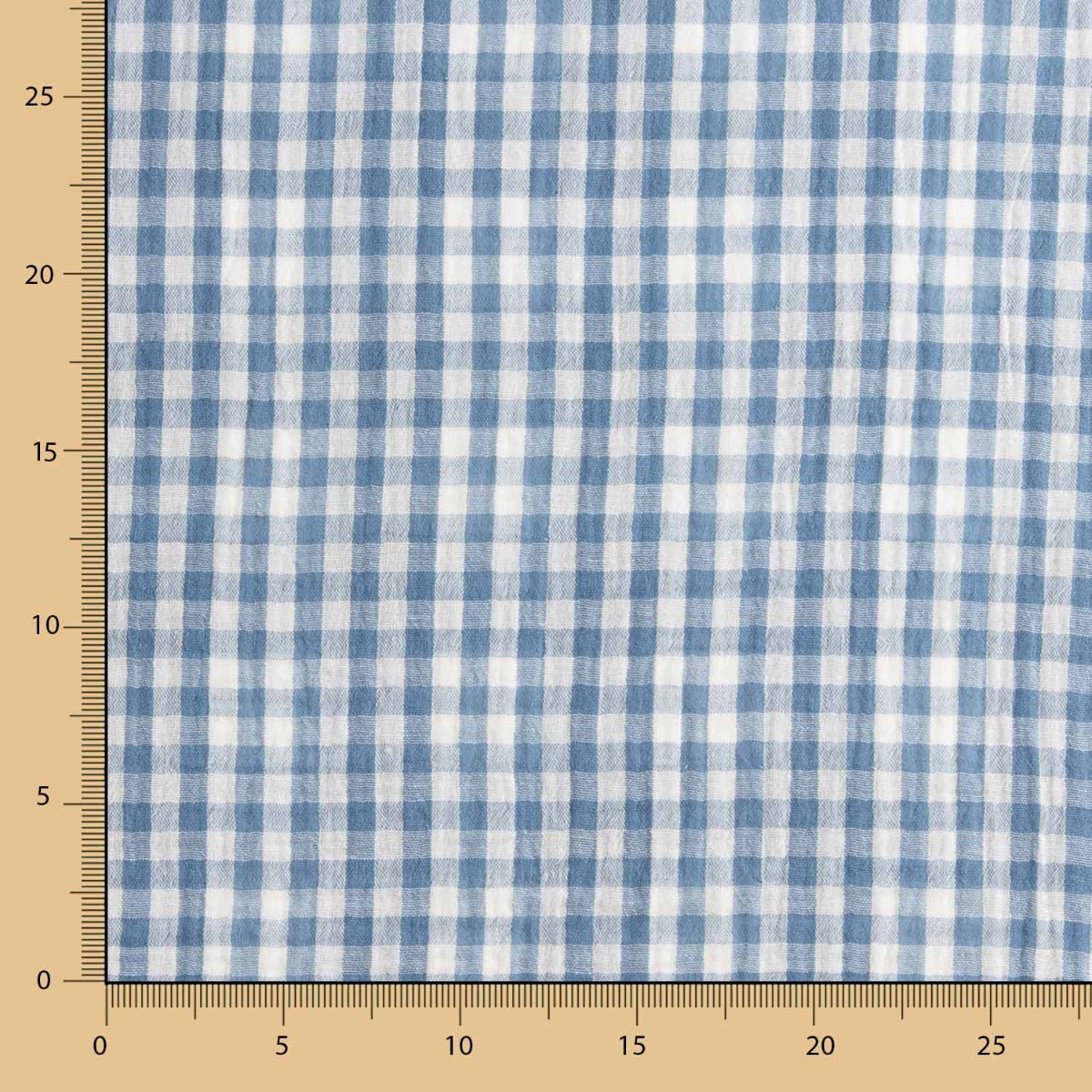 Indigo Blue Reversible Double Gauze - Ribes y Casals