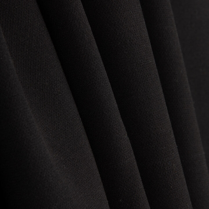 Double-faced black stretch fabric - Ribes y Casals