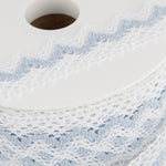Lace Trimmings White and Blue 20mm - Ribes y Casals