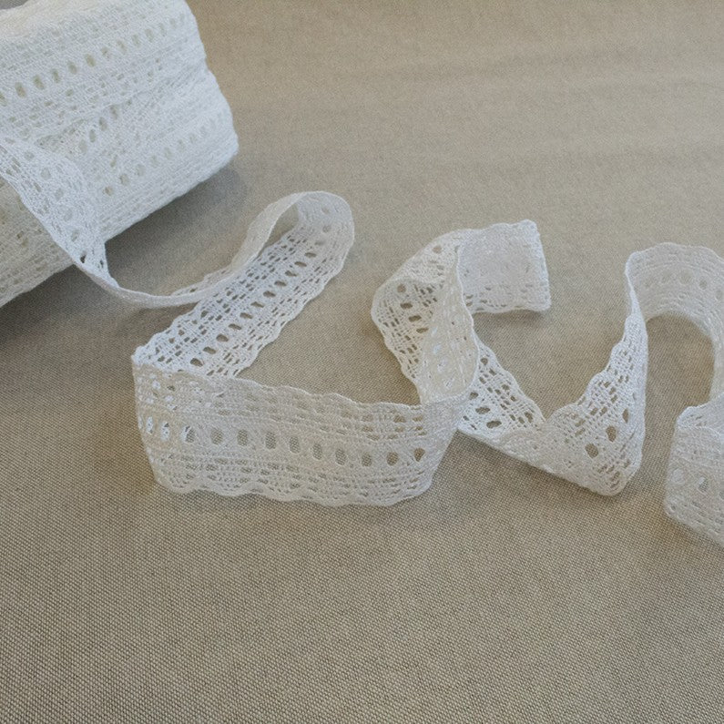 Lace Trimmings White 45mm - Ribes y Casals