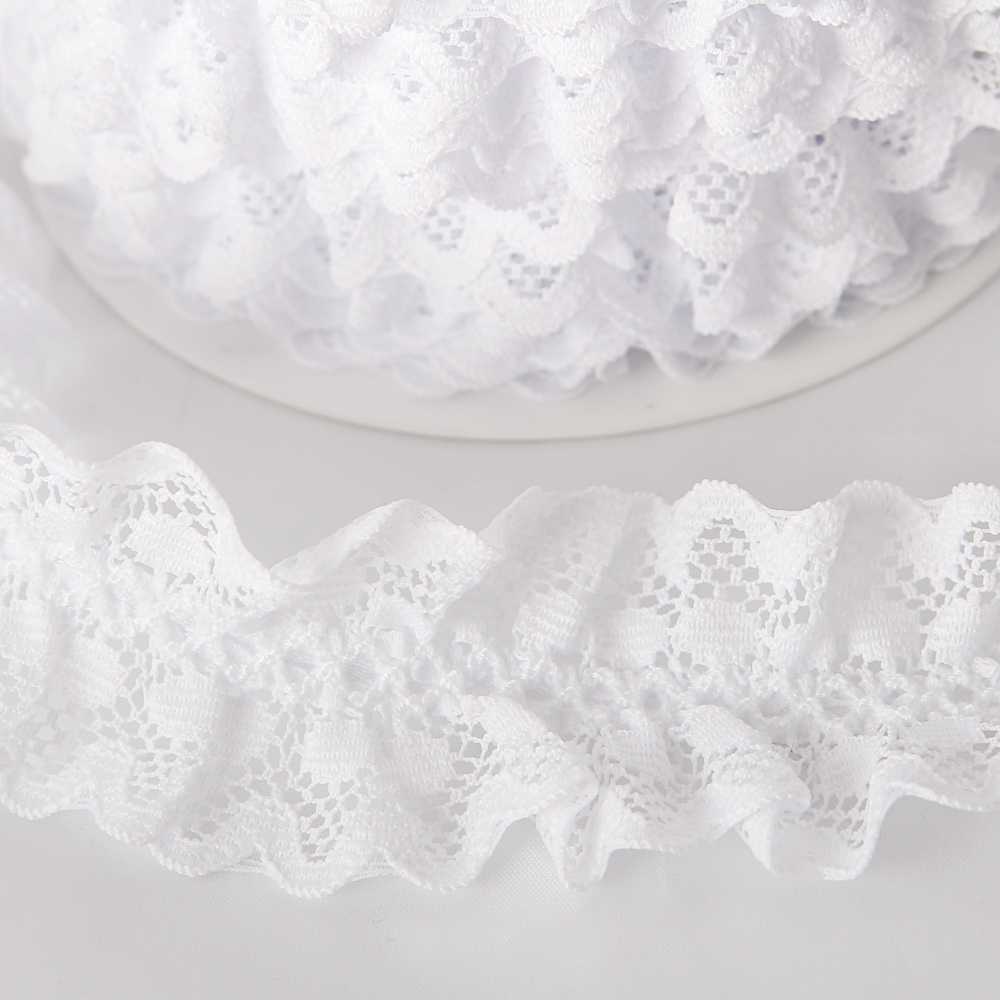 Lace Trimmings Nylon White 30mm - Ribes y Casals