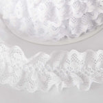 Lace Trimmings Nylon White 30mm - Ribes y Casals