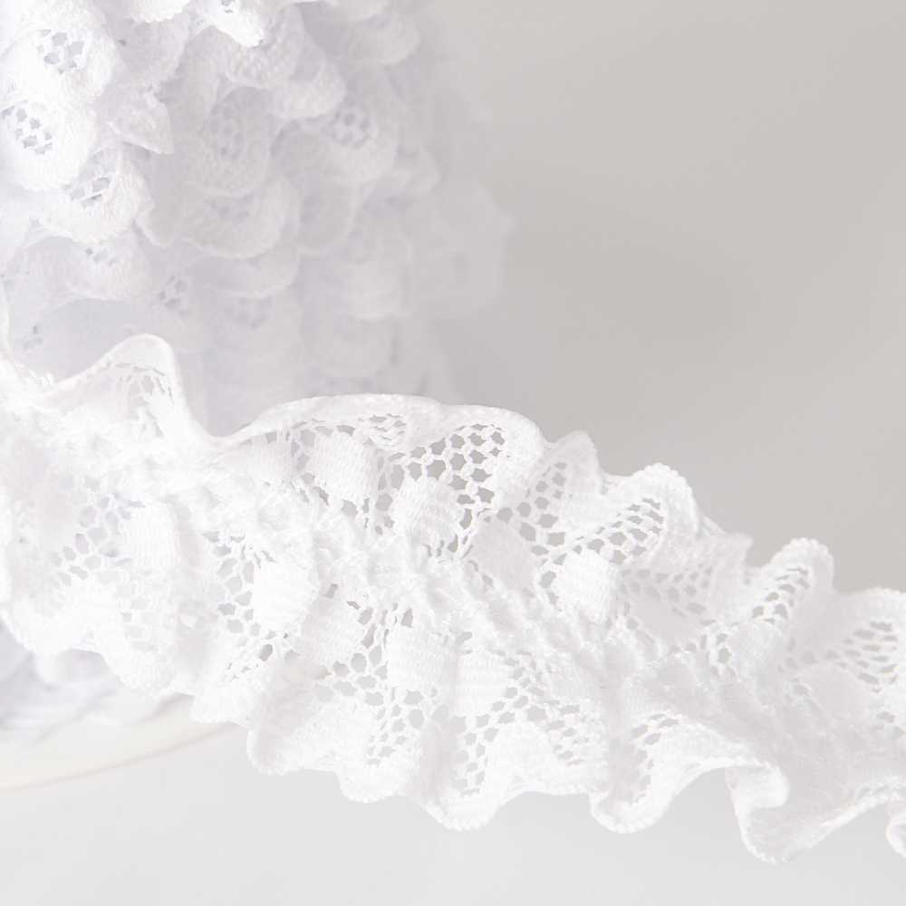 Lace Trimmings Nylon White 30mm - Ribes y Casals