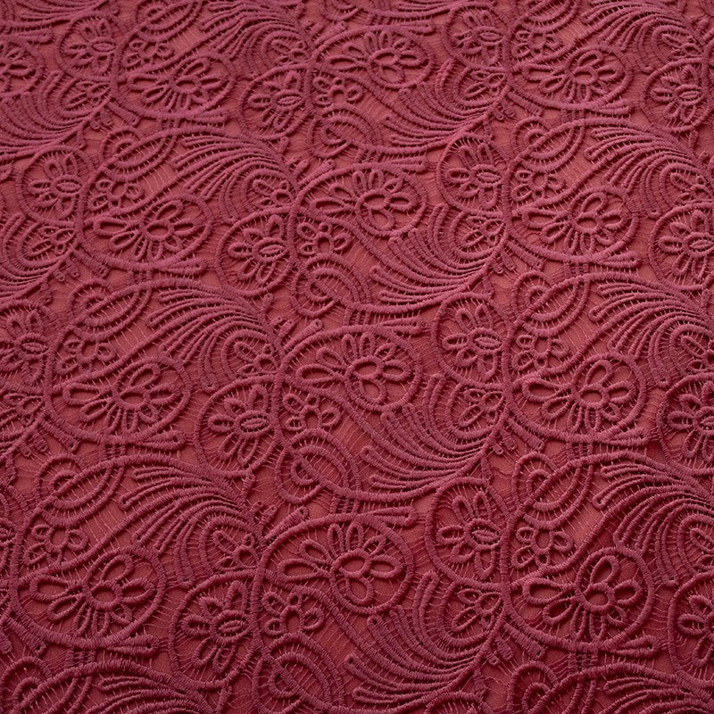 Guipure Lace Branchs Coral - Ribes y Casals
