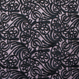 Guipure Lace Branchs Black - Ribes y Casals