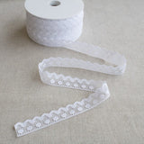 Lace Nylon White 20mm - Ribes y Casals