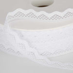 Nylon Lace White 10mm - Ribes y Casals