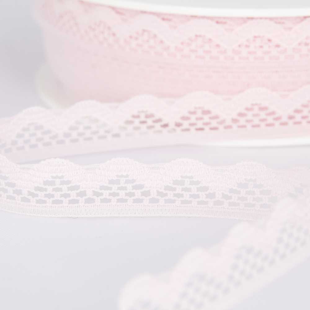 Pink Nylon Lace 10mm - Ribes y Casals