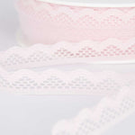 Pink Nylon Lace 10mm - Ribes y Casals