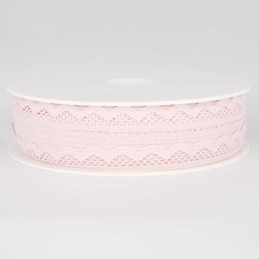 Pink Nylon Lace 10mm - Ribes y Casals