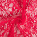 Red Floral Fine Lace - Ribes y Casals