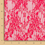 Red Floral Fine Lace - Ribes y Casals
