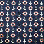Printed Cotton Sea Red - Ribes y Casals