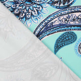 Burlington Stretch Maxi Paisley Aqua - Ribes y Casals