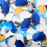 Burlington Stretch Blue Petals Fabric - Ribes y Casals
