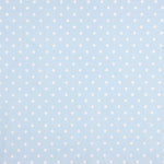 Flamenca Dotted Printed Poplin 7mm Light Blue - Ribes y Casals