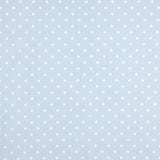 Flamenca Dotted Printed Poplin 7mm Light Blue - Ribes y Casals