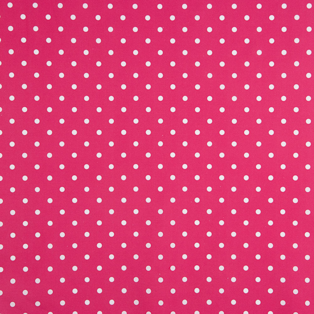 Flamenca Lunar Printed Poplin Poplin 7mm Strawberry - Ribes y Casals