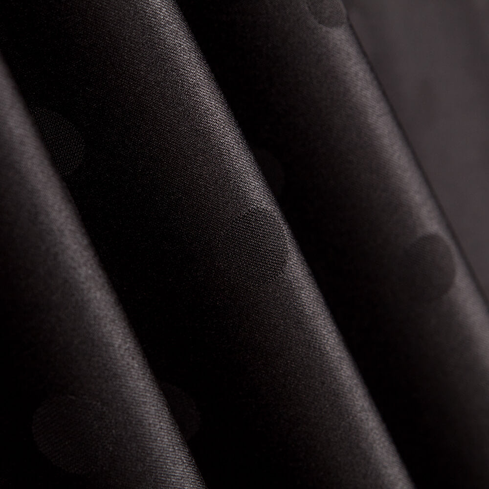Jacquard 1,5cm dots Black - Ribes y Casals