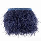 Navy Plus Feather Fringe - Ribes y Casals